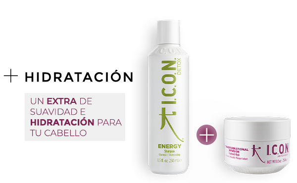 Energy + Infusión. la combinación perfecta de hidratación para cabellos grasos